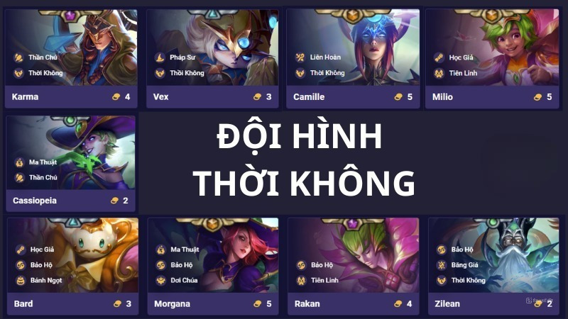 Đội hình Thời Không DTCL 12 cực bá